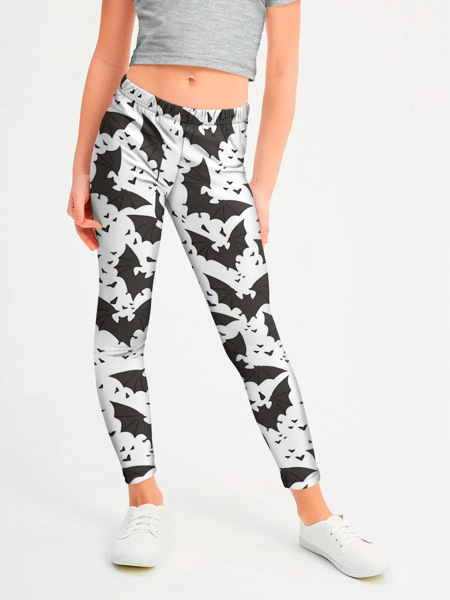Леггинсы для девочки / Летучие мыши