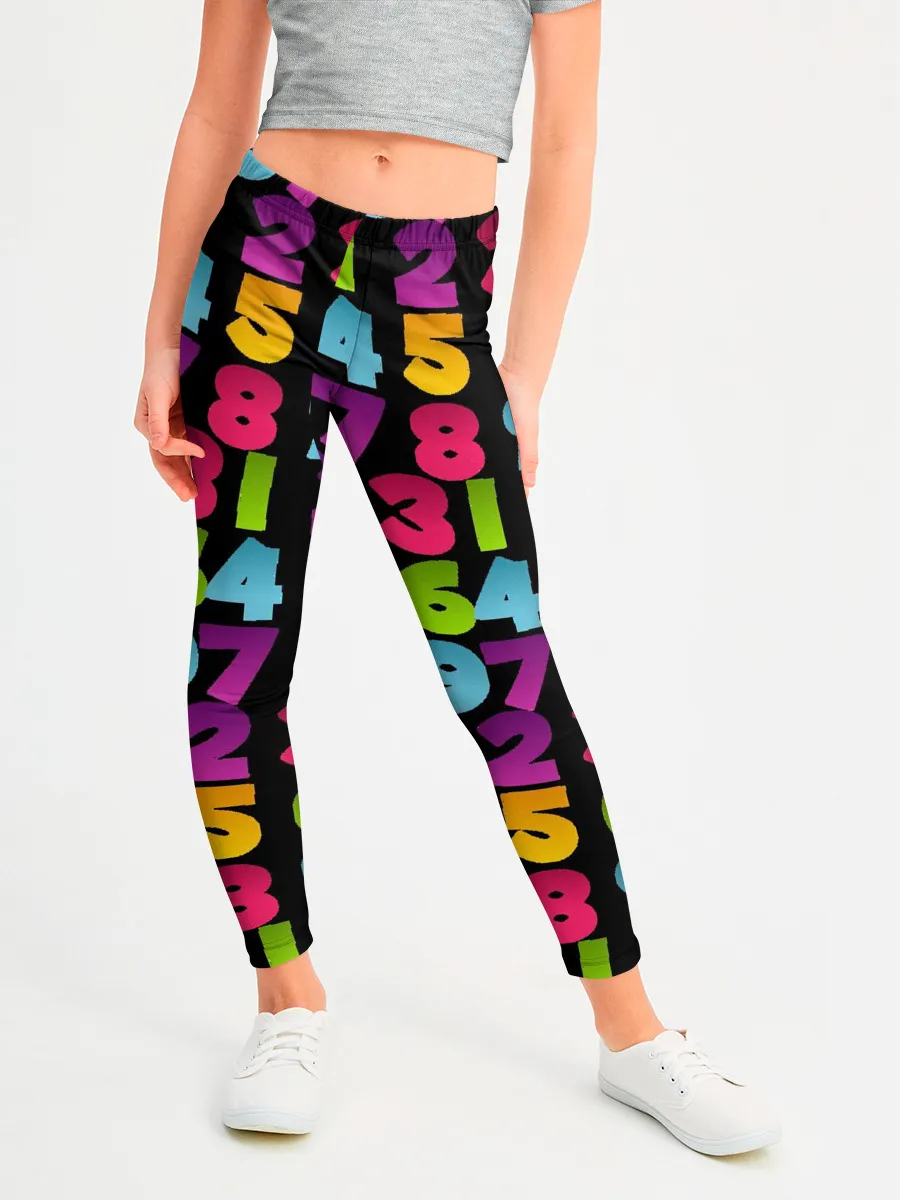 Леггинсы для девочки / цифры
