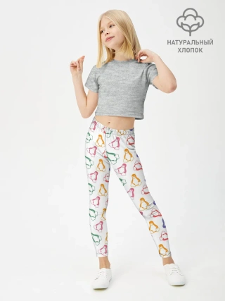 Леггинсы для девочки / Linux Ядро Пингвин