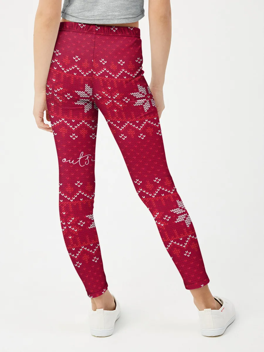 Леггинсы для девочки / Мне холодно