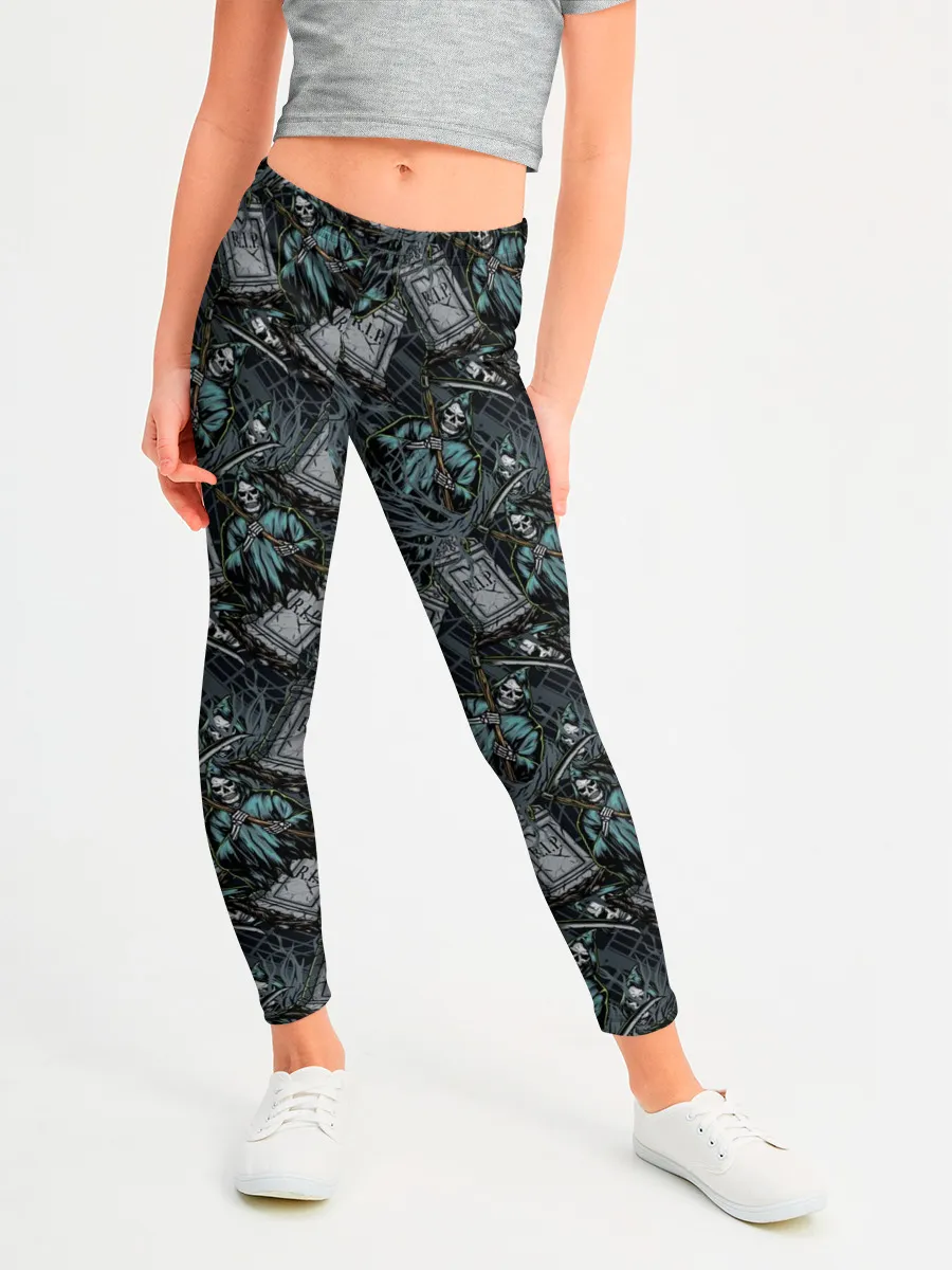 Леггинсы для девочки / Смерть с Косой