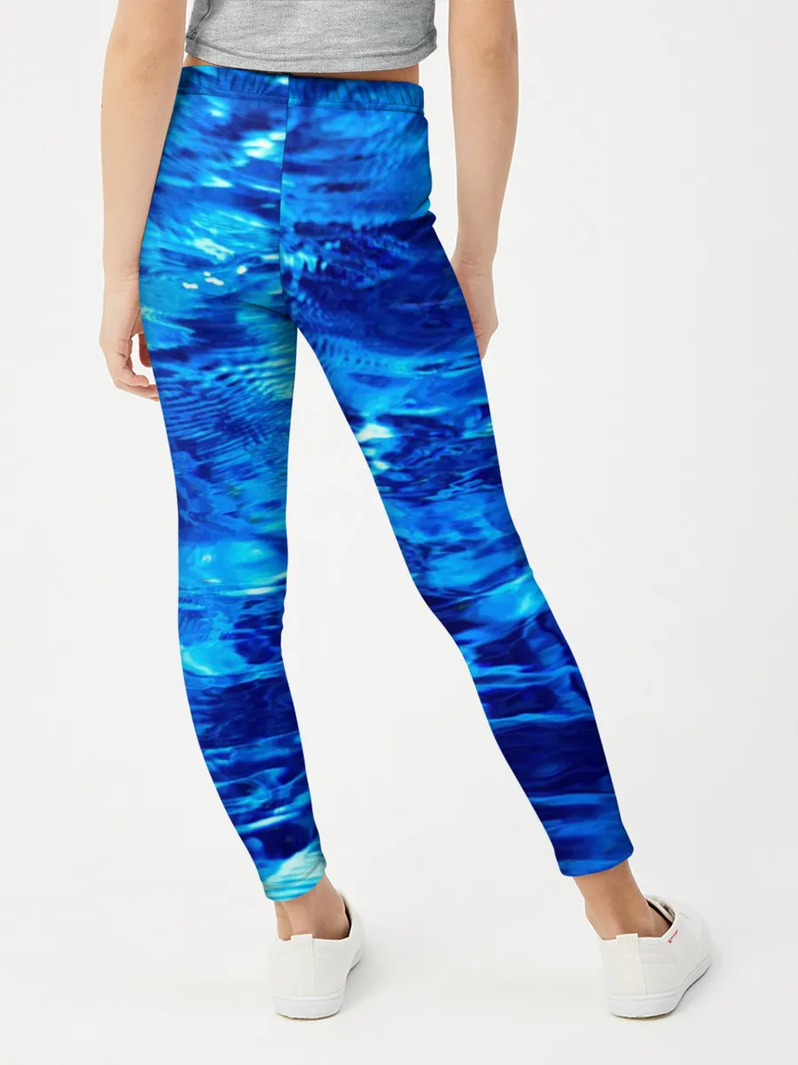 Леггинсы для девочки / Голубая Вода