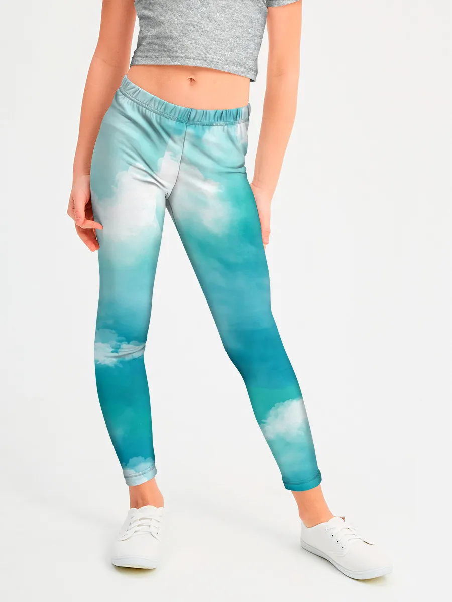 Леггинсы для девочки / Голубое Небо | Blue Sky