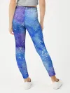 Леггинсы для девочки / Акварельные разводы и брызги красок