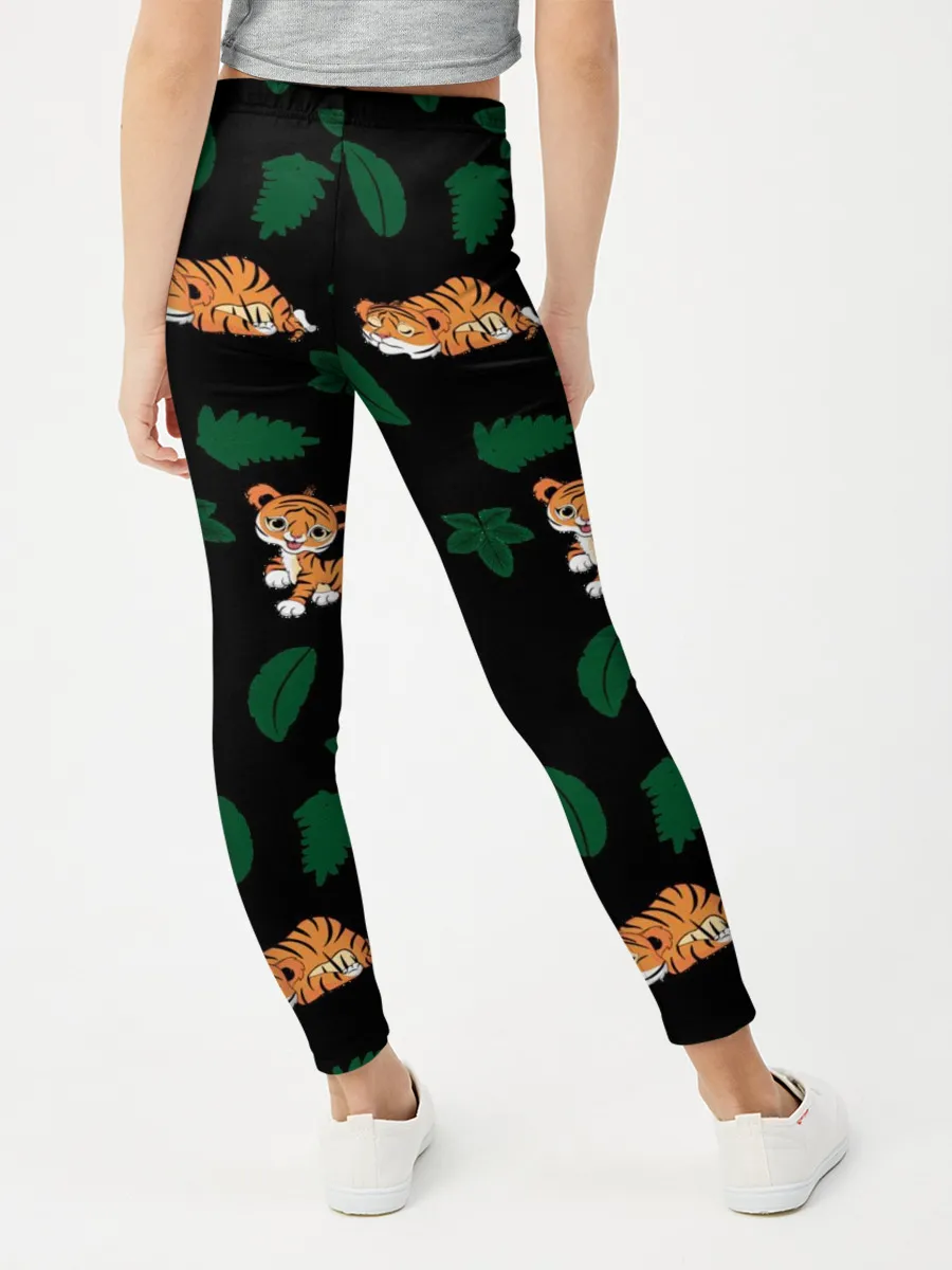 Леггинсы для девочки / Милый тигр