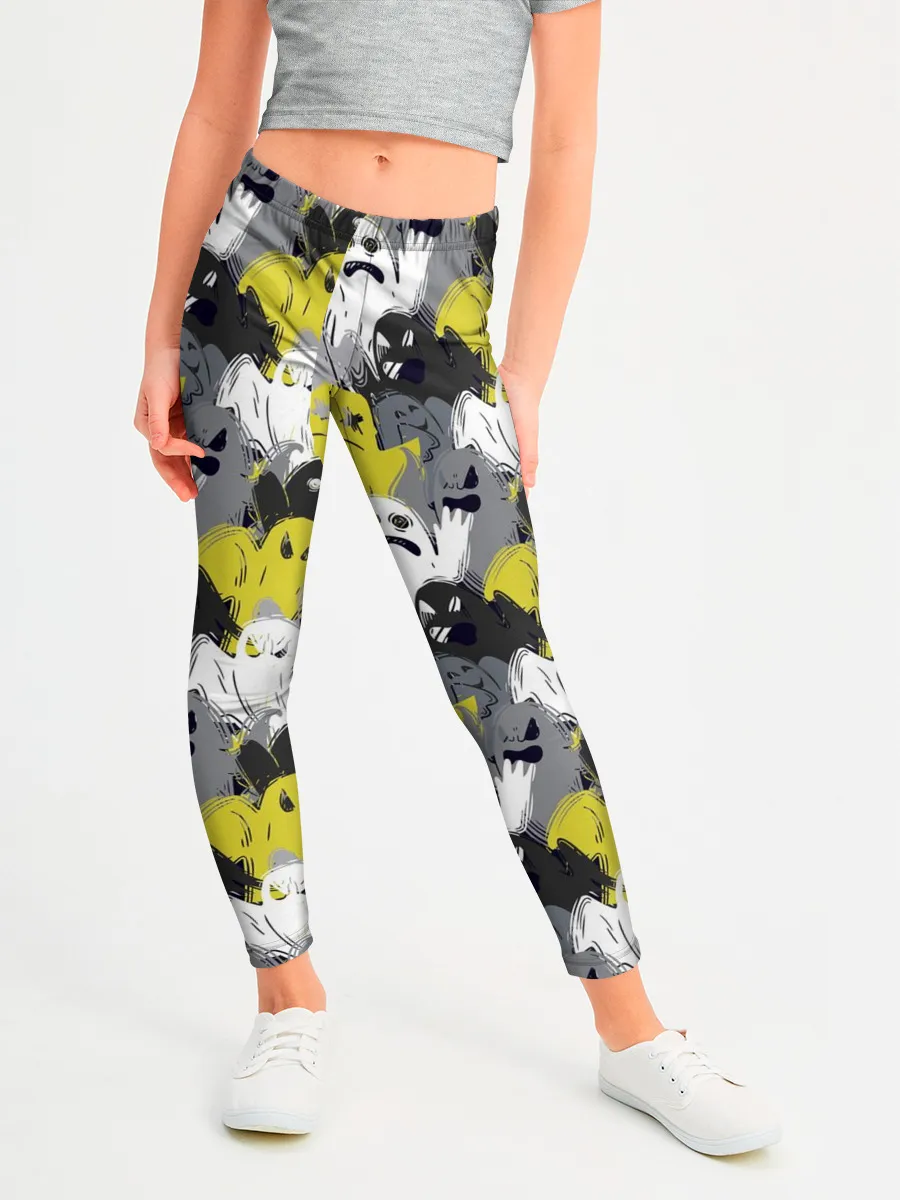 Леггинсы для девочки / Привидения