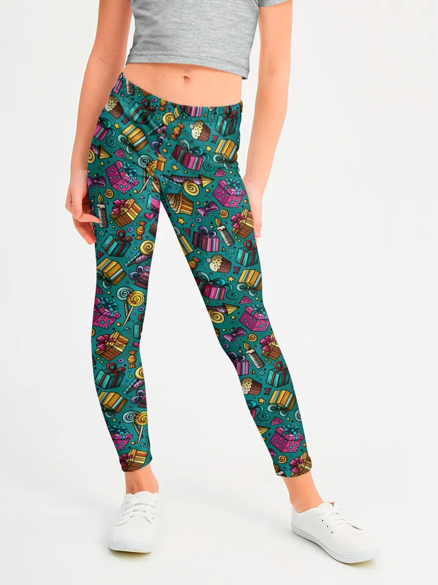 Леггинсы для девочки / День Рождения