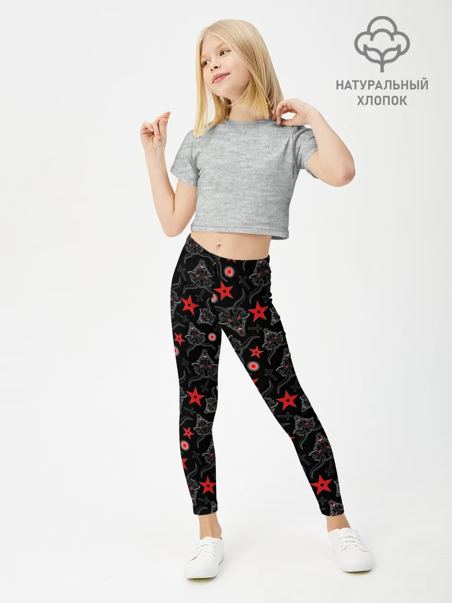 Леггинсы для девочки / Сатана