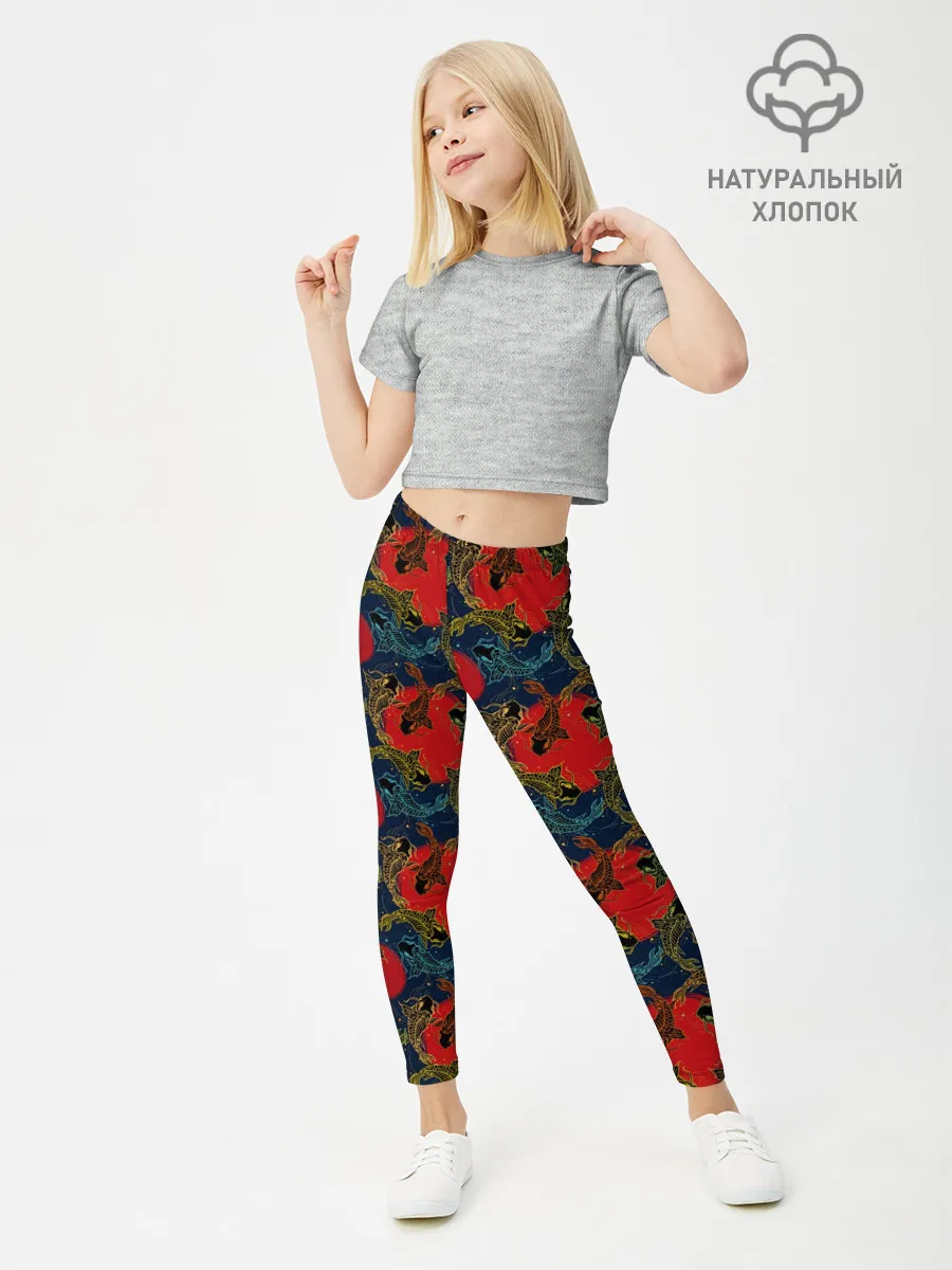 Леггинсы для девочки / Карпы