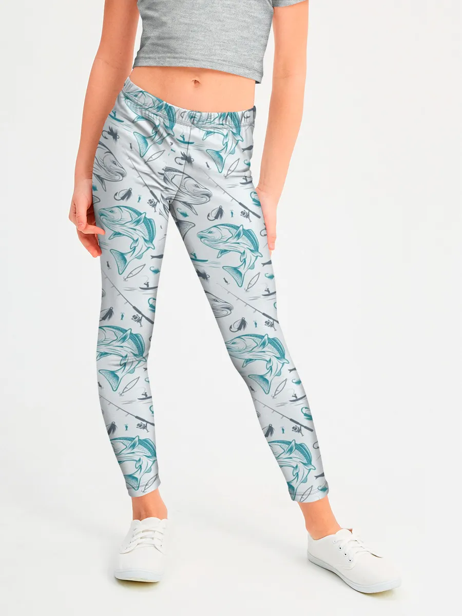 Леггинсы для девочки / Рыбалка