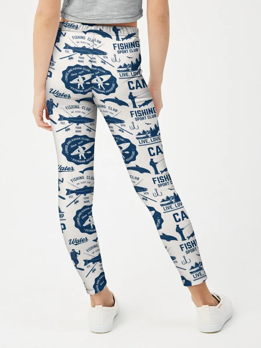Леггинсы для девочки / Fishing Club