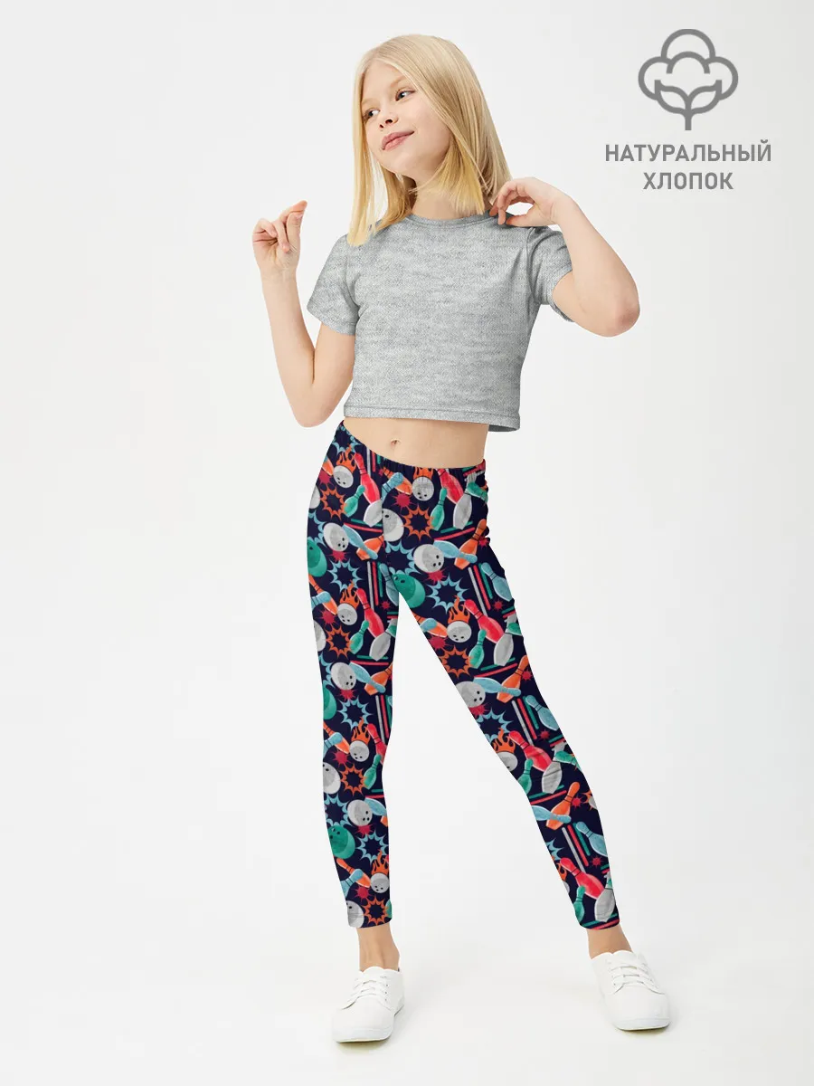 Леггинсы для девочки / Боулинг