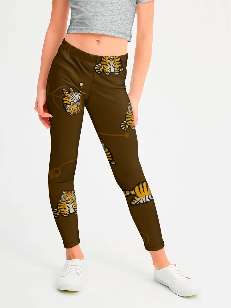 Леггинсы для девочки / Тигрята