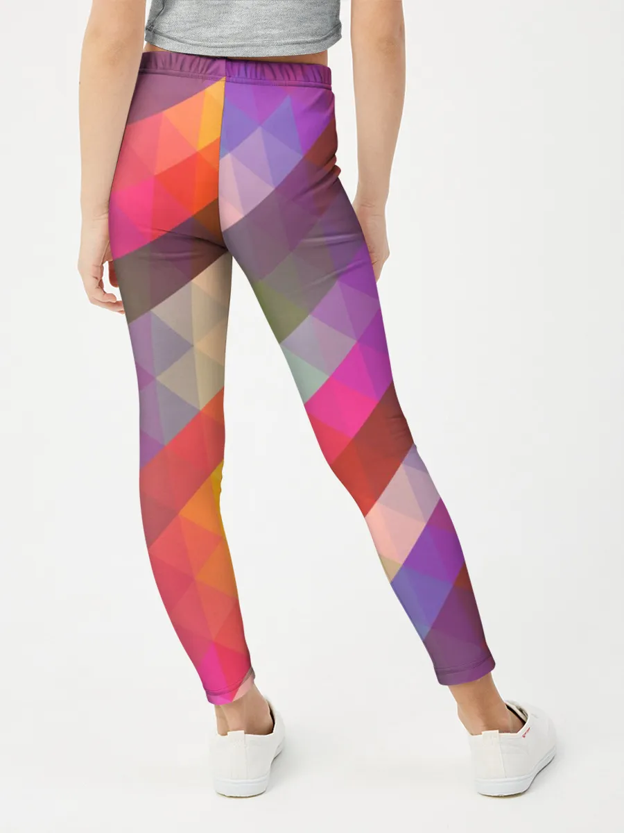 Леггинсы для девочки / vivid gradient