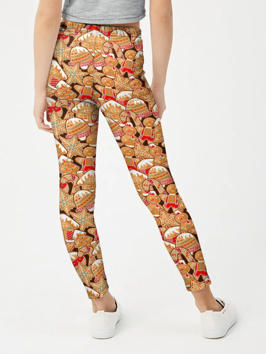 Леггинсы для девочки / Праздничное Печенье