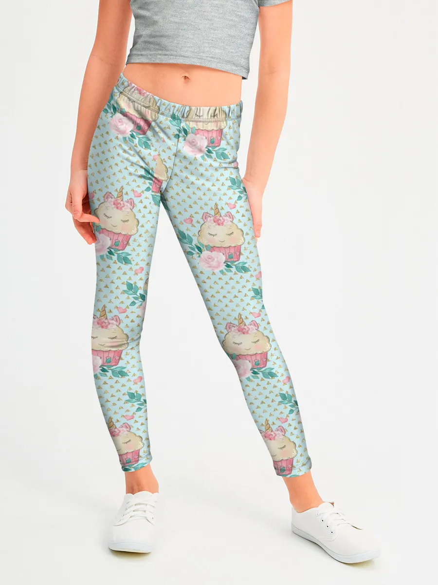 Леггинсы для девочки / Милые Единороги - девочки
