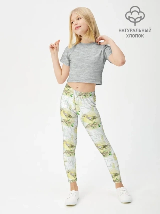 Леггинсы для девочки / Маленькие птички