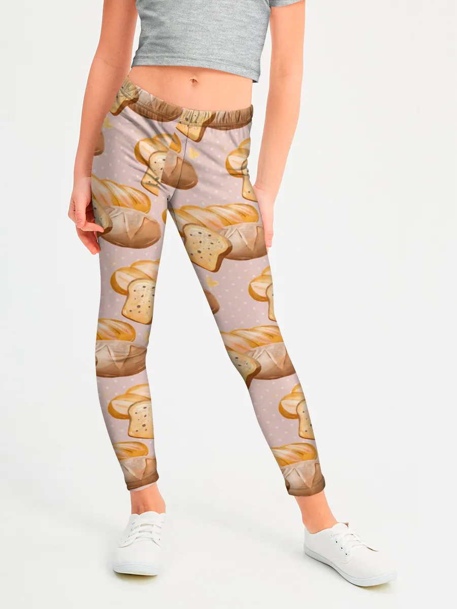 Леггинсы для девочки / Выпечка - хлеб