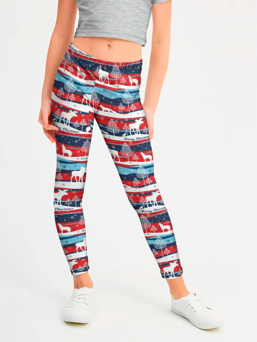 Леггинсы для девочки / Merry Christmas