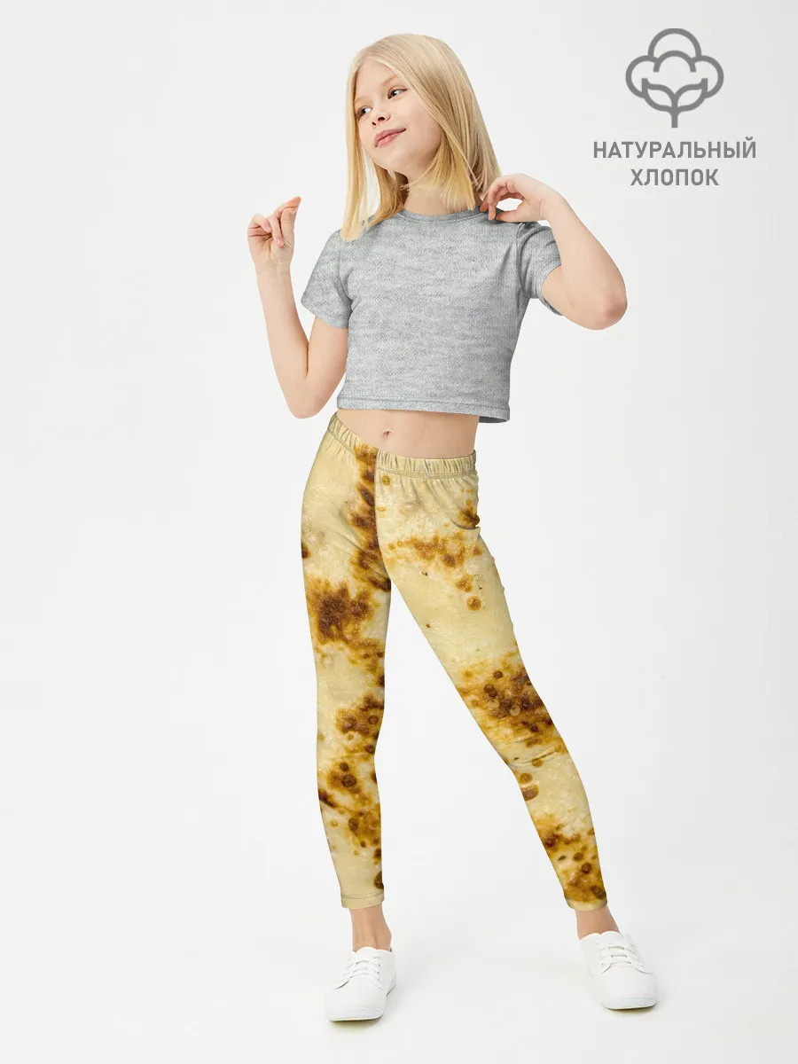 Леггинсы для девочки / Жареный блин
