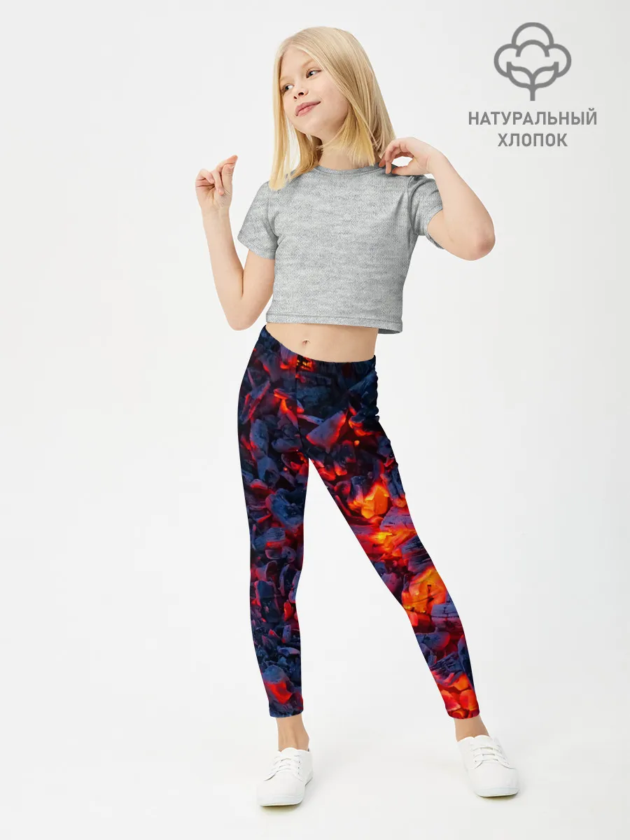Леггинсы для девочки / Магия углей