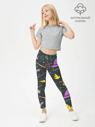 Леггинсы для девочки / Уютный Halloween
