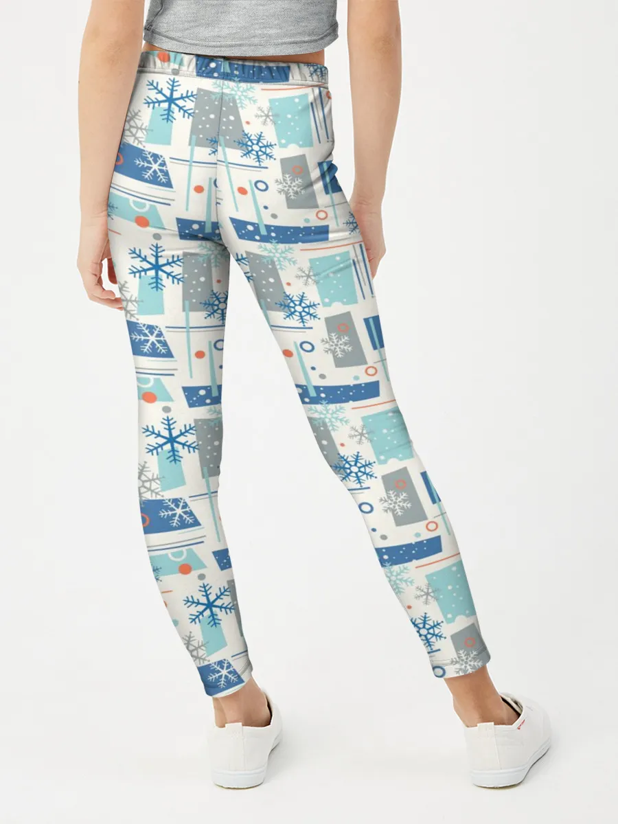 Леггинсы для девочки / Зимний Дизайн