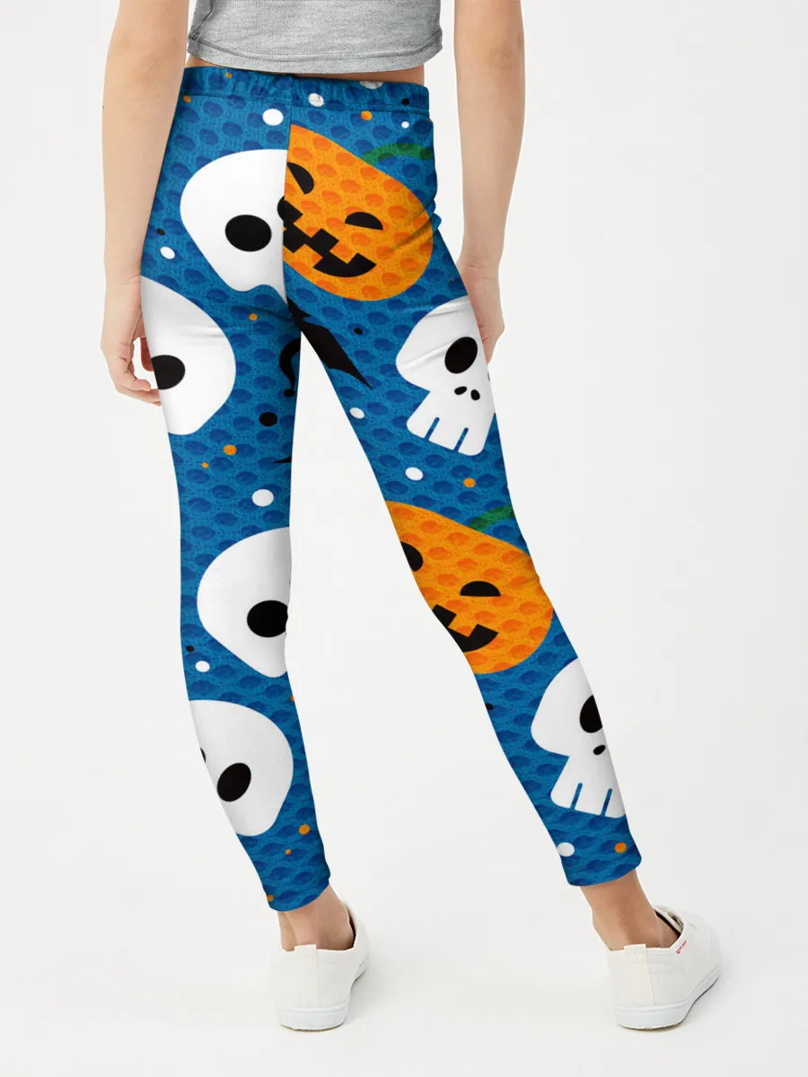 Леггинсы для девочки / ЧЕРЕПА И ТЫКВЫ | HALLOWEEN