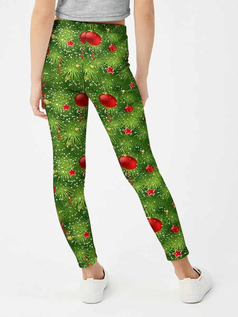 Леггинсы для девочки / Зелёная Ёлка