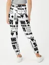 Леггинсы для девочки / BON JOVI ЛОГОБОМБИНГ | БОН ДЖОВИ ПАТТЕРН