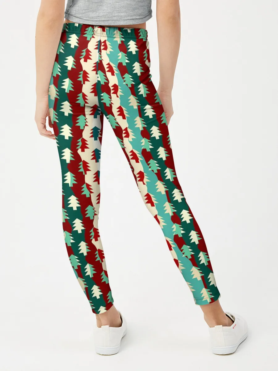 Леггинсы для девочки / Маленькие Ёлочки