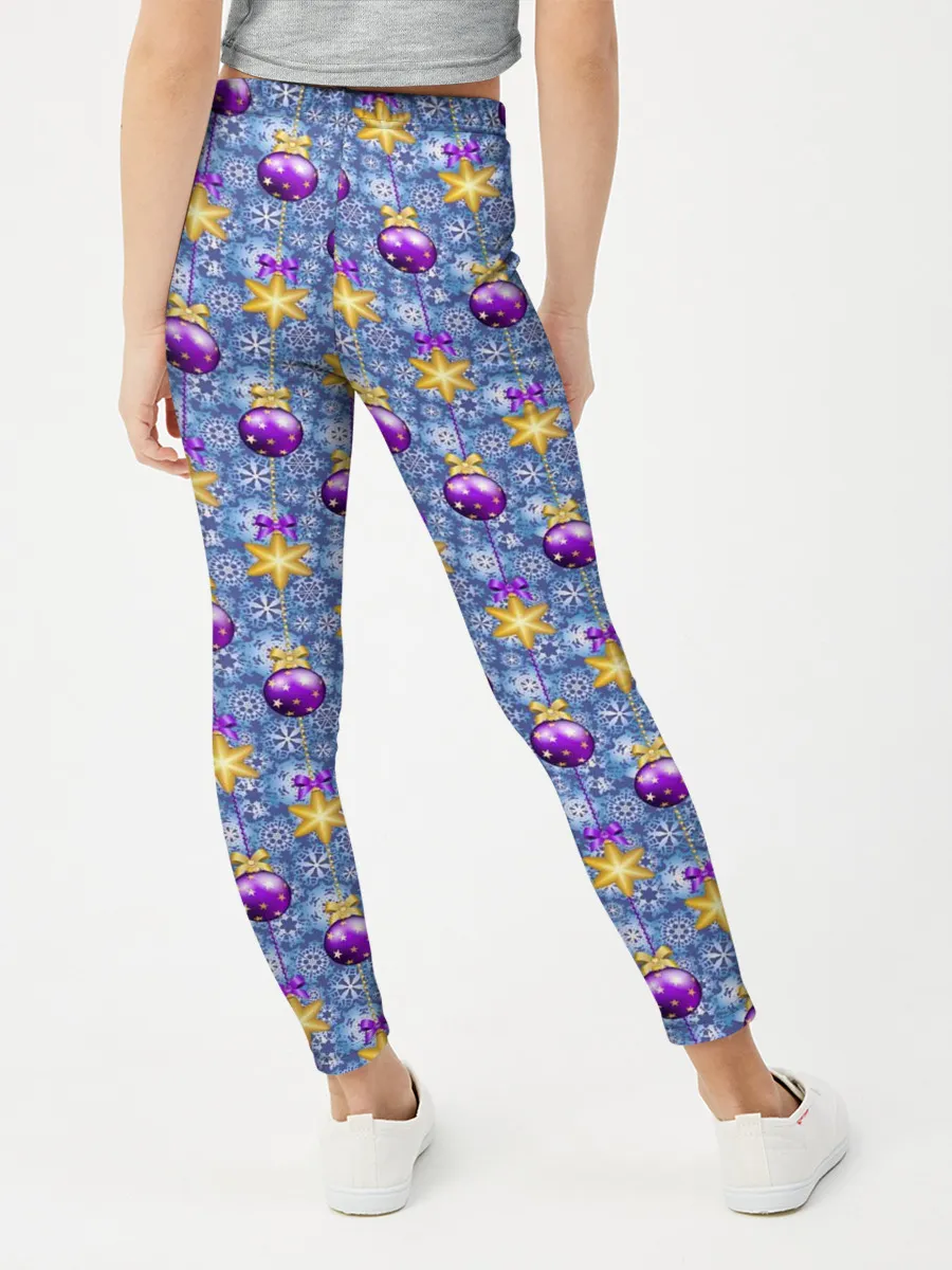 Леггинсы для девочки / Новогодние Ёлочные Украшения