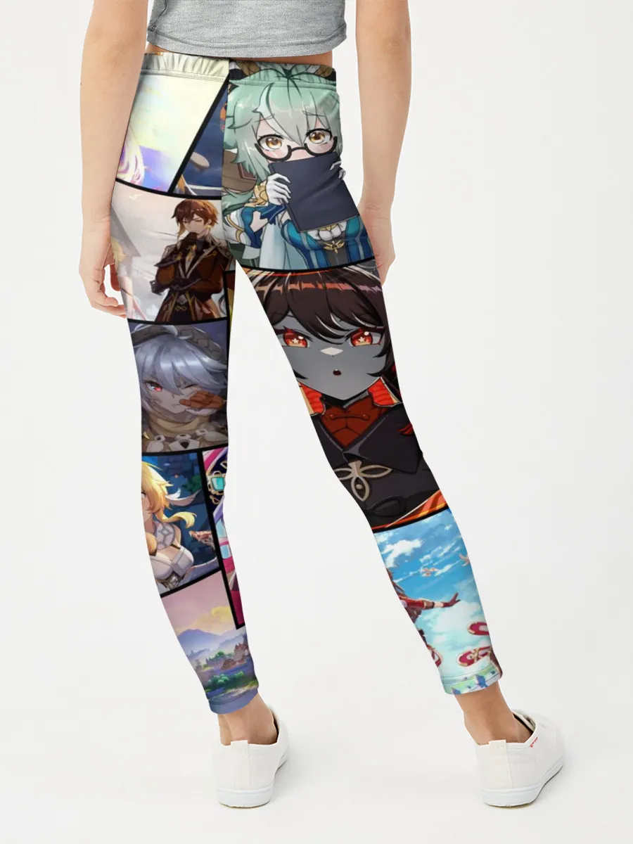 Леггинсы для девочки / Геншин импакт, персонажи