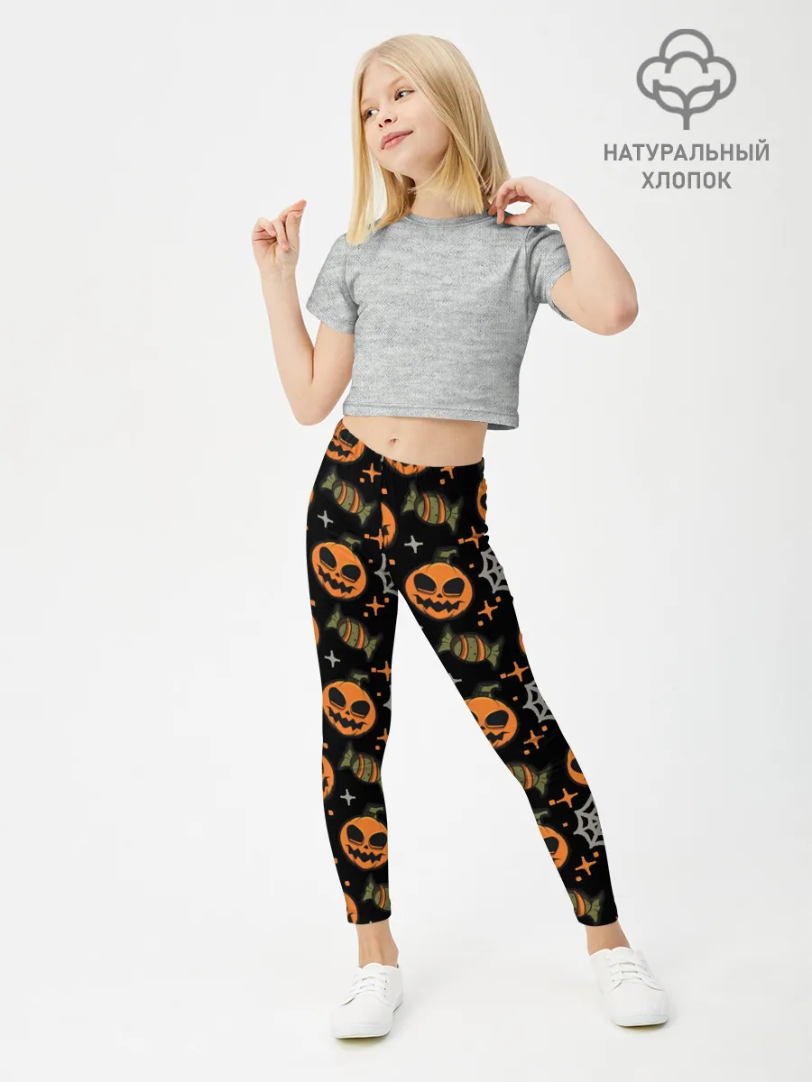Леггинсы для девочки / Patern Halloween 26
