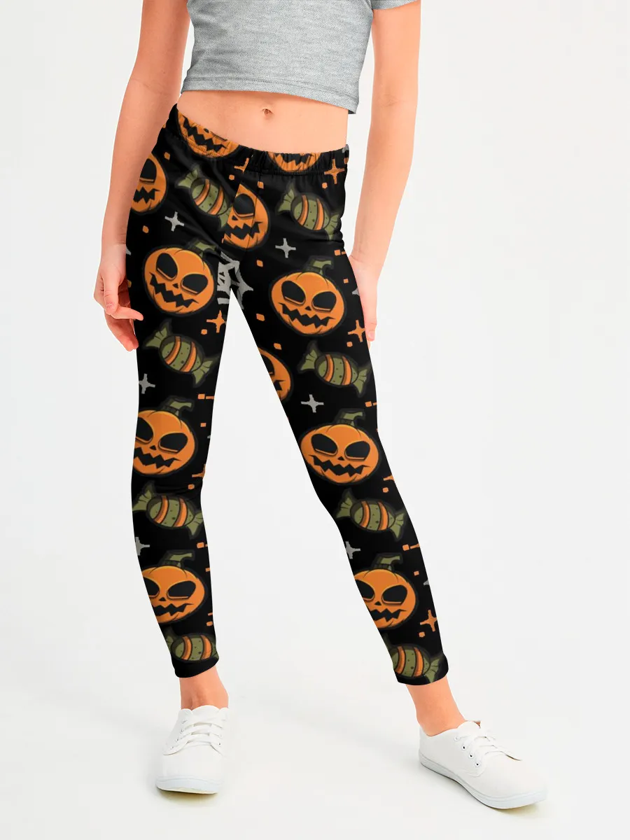 Леггинсы для девочки / Patern Halloween 26