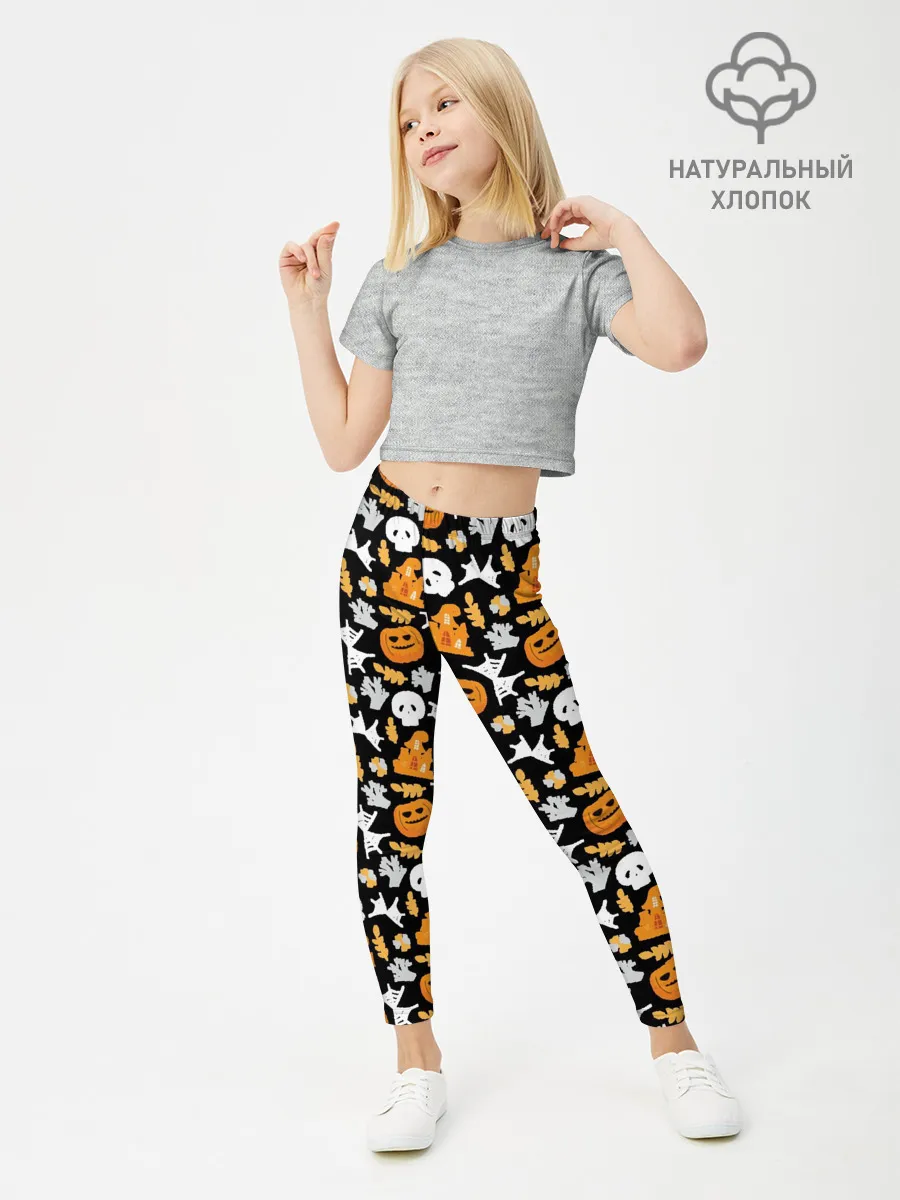 Леггинсы для девочки / Patern Halloween 23