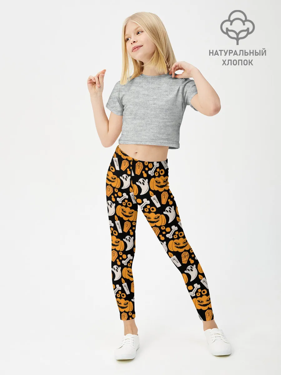 Леггинсы для девочки / Patern Halloween 22