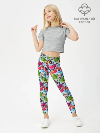 Леггинсы для девочки / С Рождеством и Новым Годом!