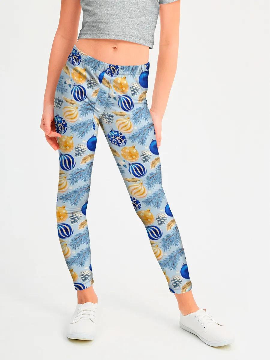 Леггинсы для девочки / Новогодние Украшения