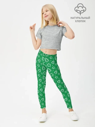 Леггинсы для девочки / Ёлочки