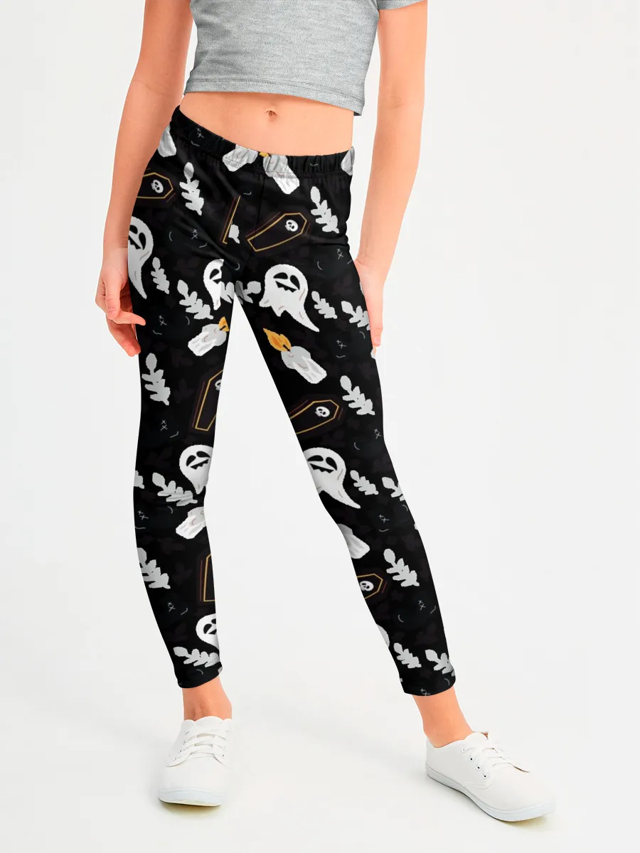Леггинсы для девочки / Patern Halloween 16