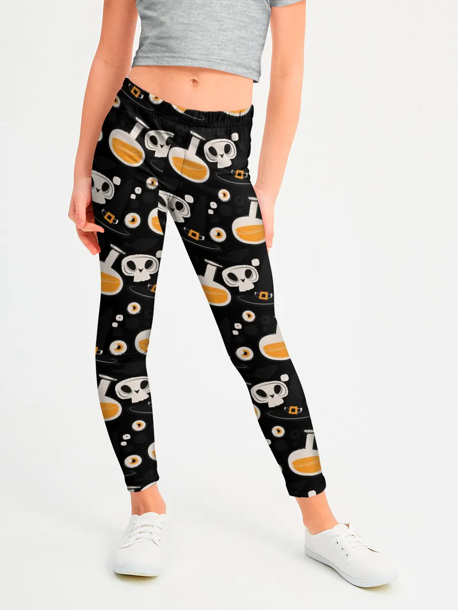 Леггинсы для девочки / Patern Halloween 15