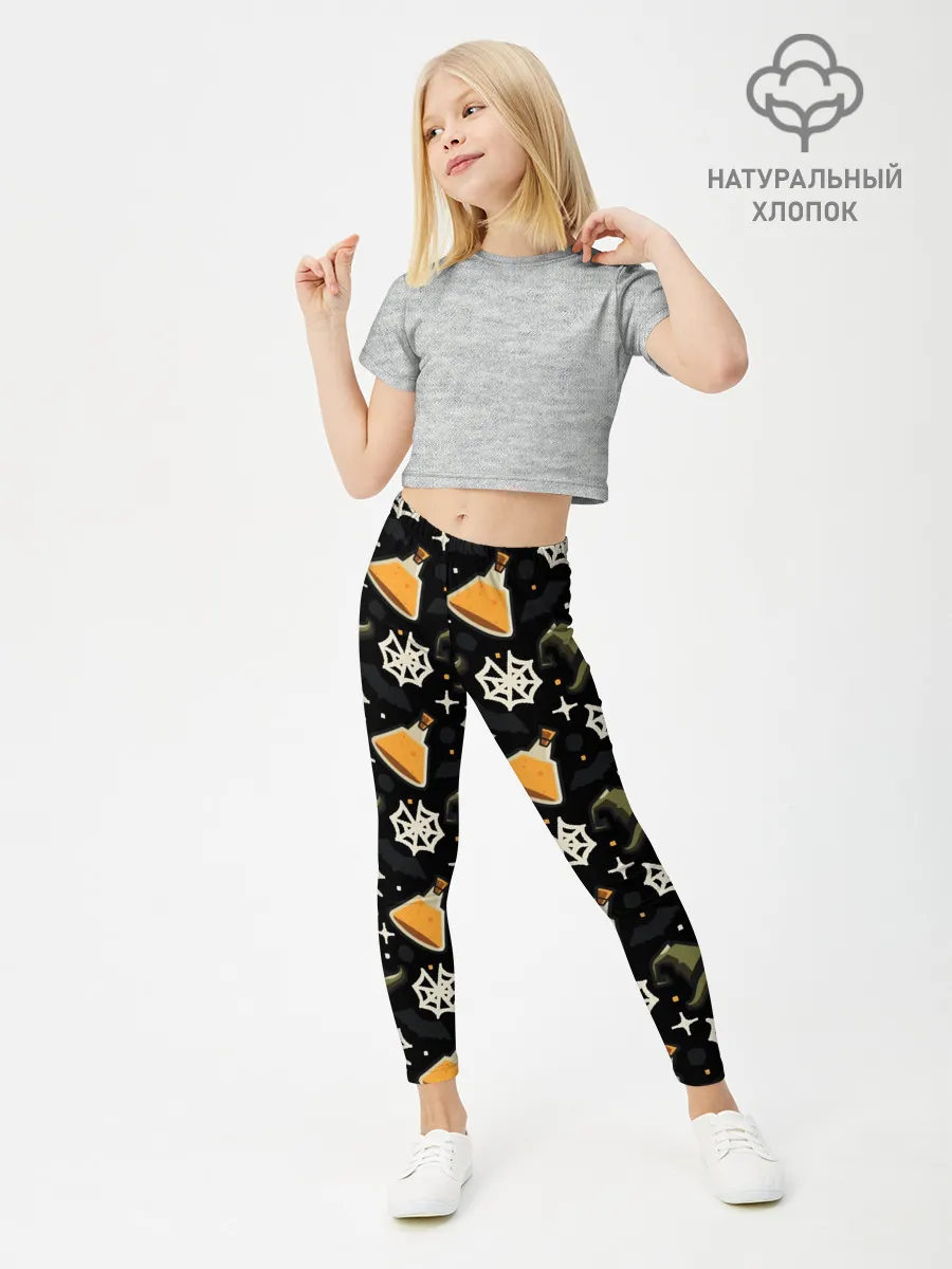 Леггинсы для девочки / Patern Halloween 11