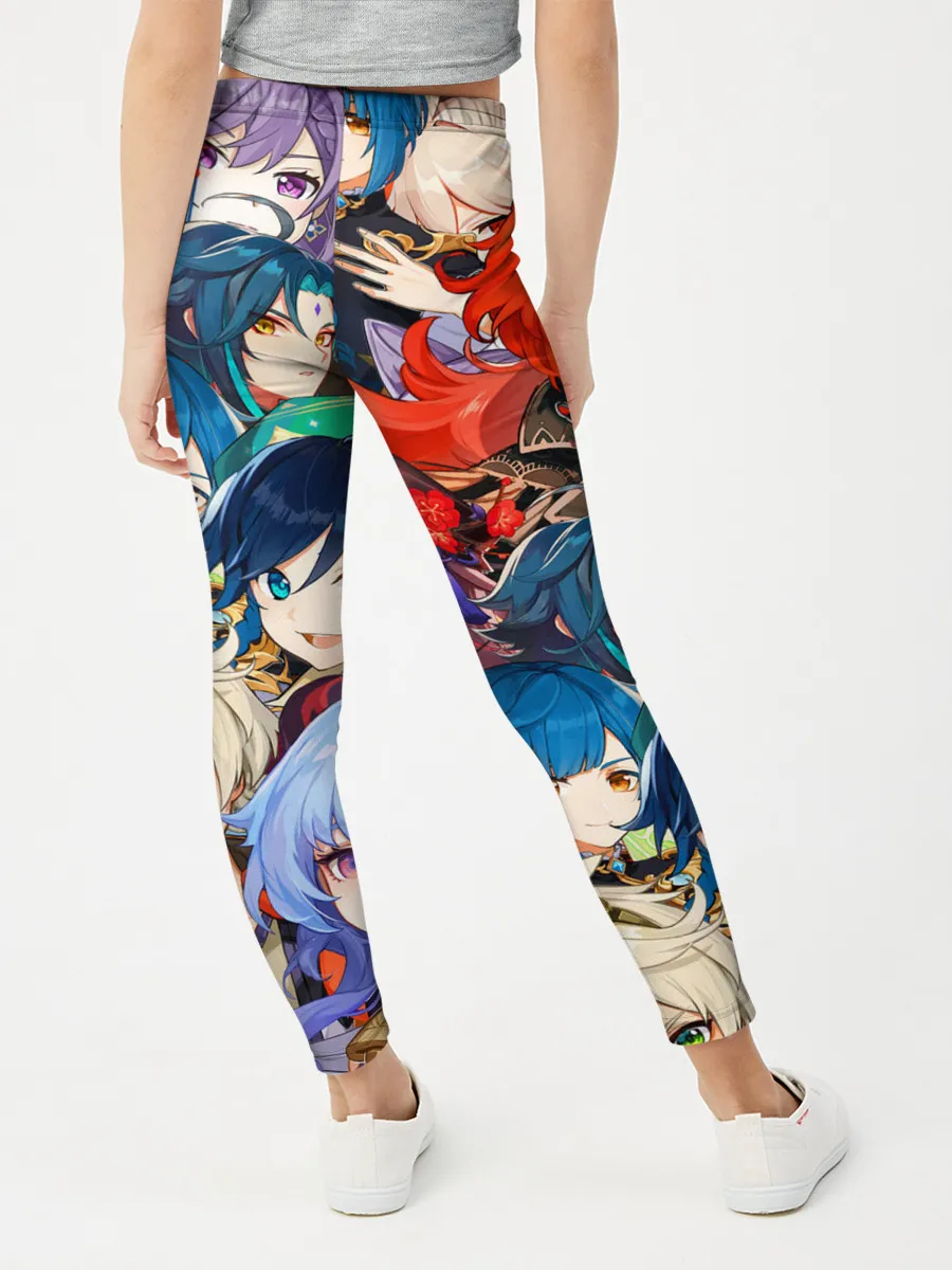 Леггинсы для девочки / Genshin Impact - персонажи