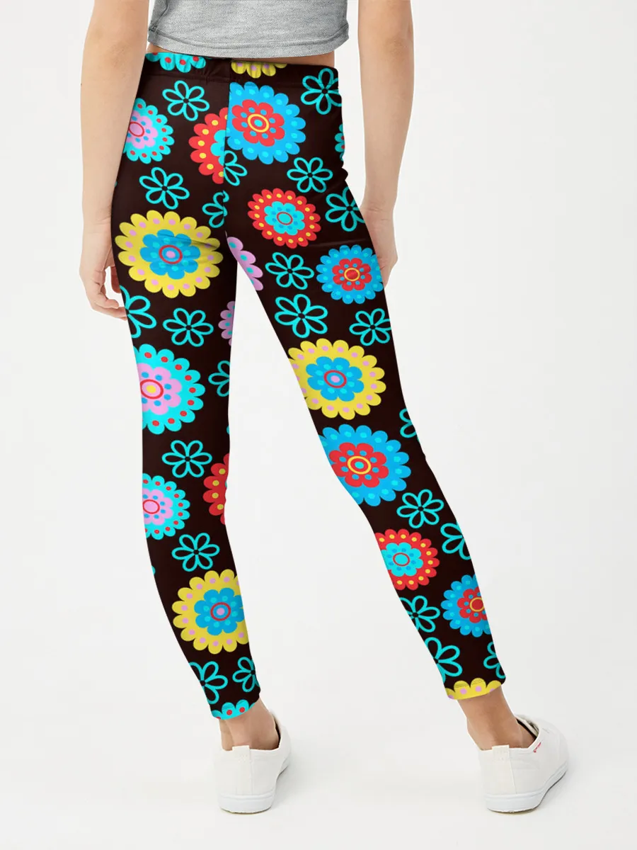 Леггинсы для девочки / Flоwers