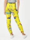 Леггинсы для девочки / SpongeBob pattern