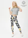 Леггинсы для девочки / Буквенный бум