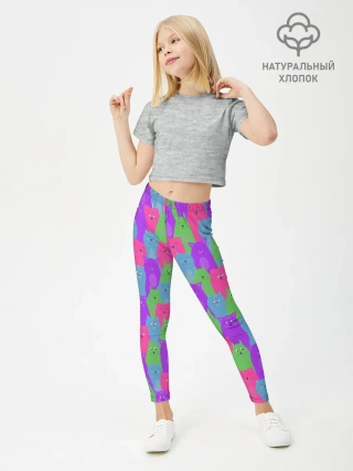 Леггинсы для девочки / BRIGHT CATS