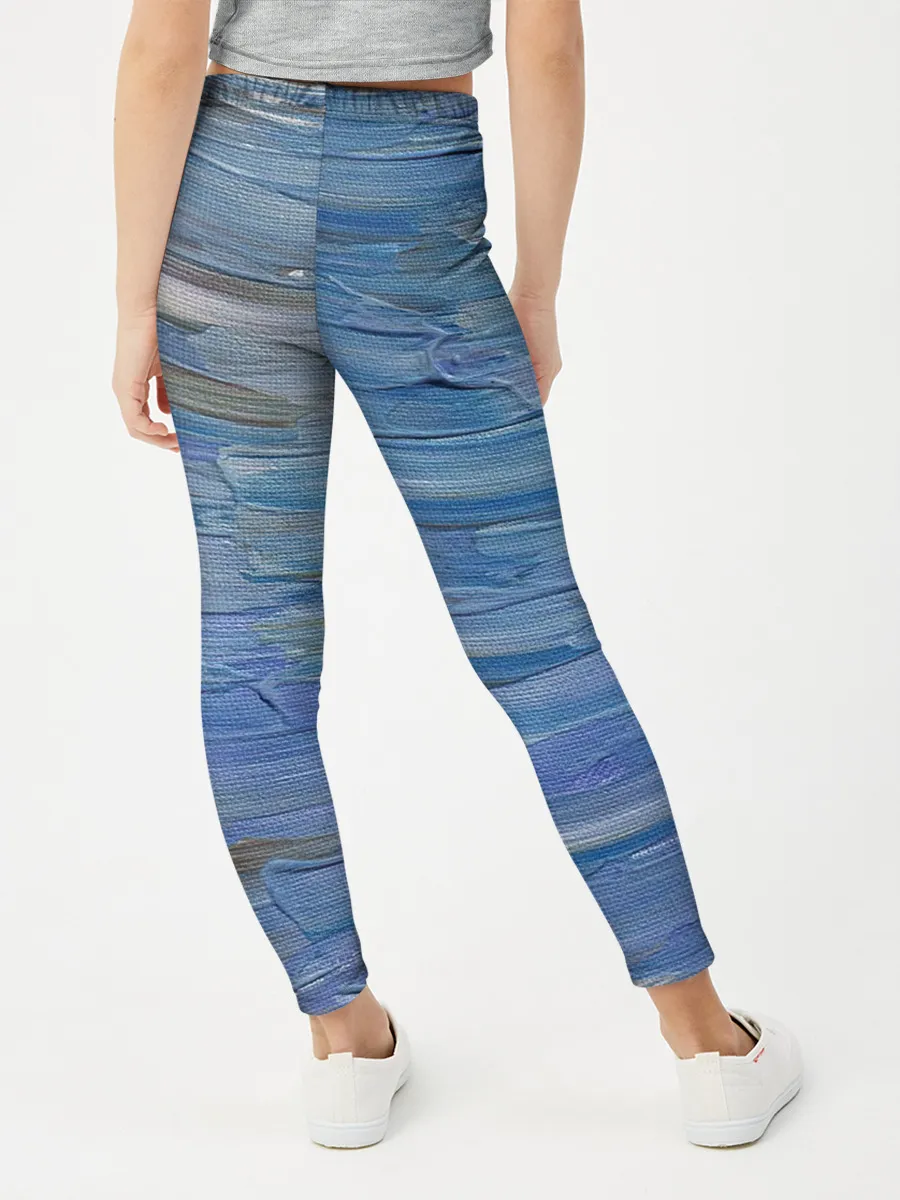 Леггинсы для девочки / Мазки красок