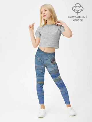 Леггинсы для девочки / Мазки красок